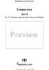 Genoveva, Op. 81, Act 4, No. 21: "Seid mir gegrüsst nach schwerer Prüfung" - Score