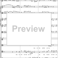 Chorus from Cantata No. 180:"Schmücke dich, o liebe Seele" - Full Score