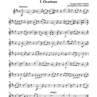 The Royal Fireworks Music - Violin 2