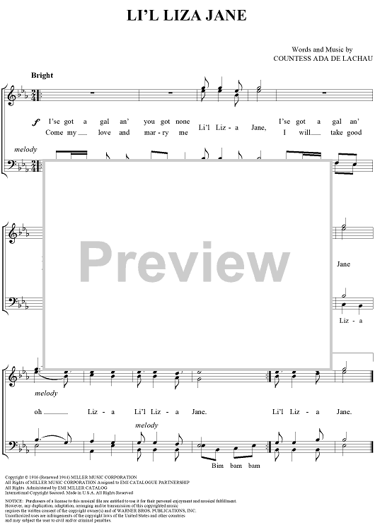 Li'l Liza Jane