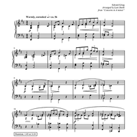 Adagio - from “Concerto in A minor”