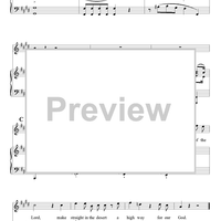 Messiah, no. 2: Comfort ye my people - Piano Score