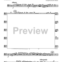 Sonata from "Die Bänkelsangerlieder" - Trombone 1