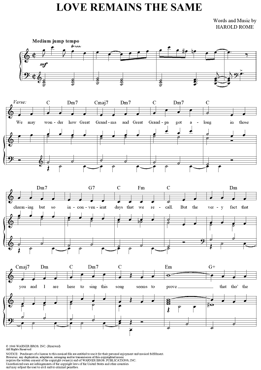 Love Remains The Same