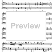 Alla Siciliana E Major - Score