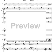 "Clarice cara mia sposa", aria, K256 - Full Score