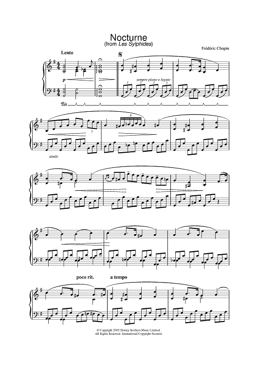 Nocturne (from Les Sylphides)