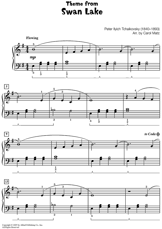 Theme from Swan Lake