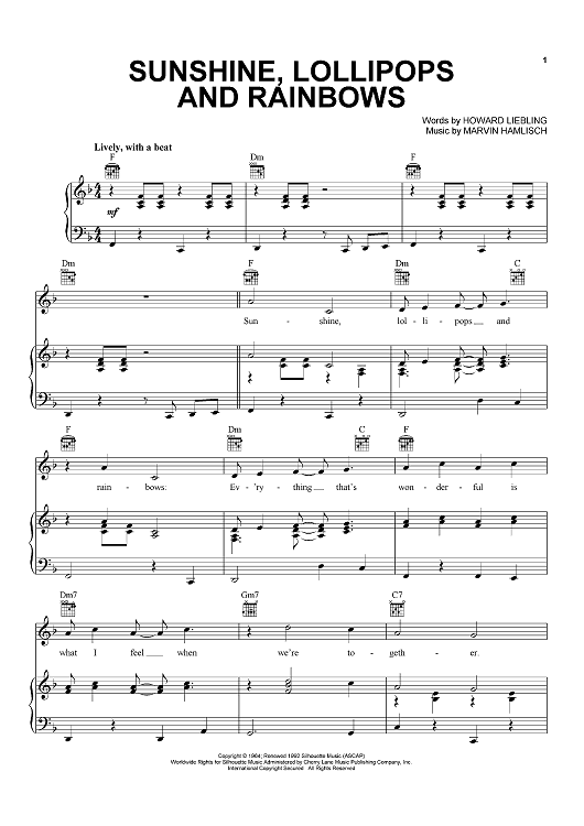 Sunshine, Lollipops and Rainbows