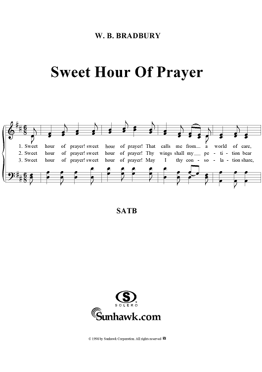 Sweet Hour of Prayer