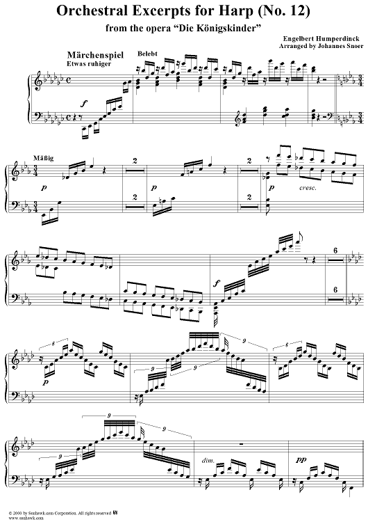 Die Königskinder (Harp Excerpt)