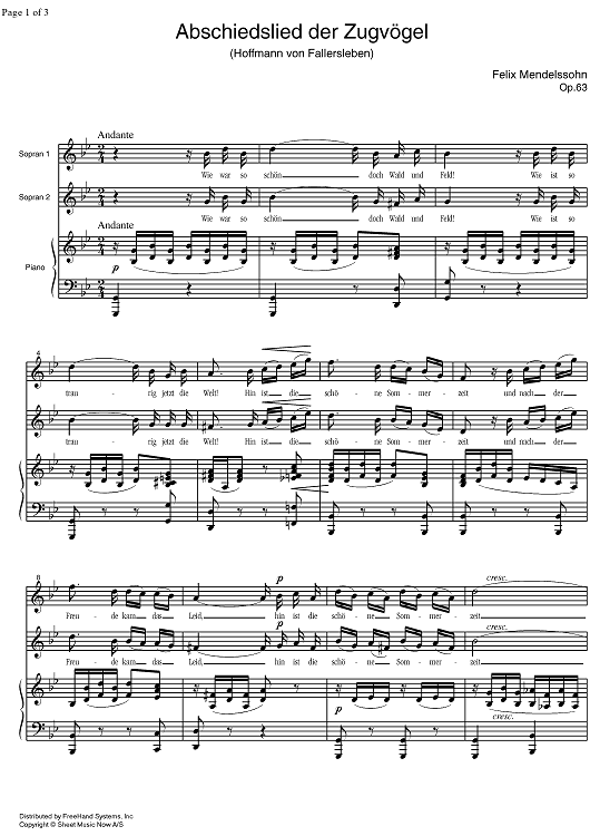 Abschiedslied der Zurvögel