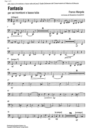 Fantasia - Bass Trombone