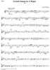 Grand sonata in A Major - Violin