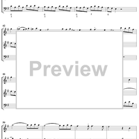 Suite in E Minor Op. 1, No. 6 - Score