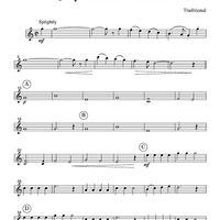 Jolly Old Saint Nicholas - Part 1 Flute, Oboe or Violin