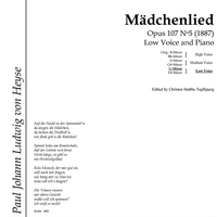 Mädchenlied Op.107 No. 5