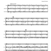 Canon in C Minor - Score