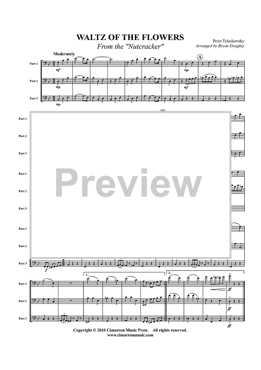 Waltz of The Flowers - Score