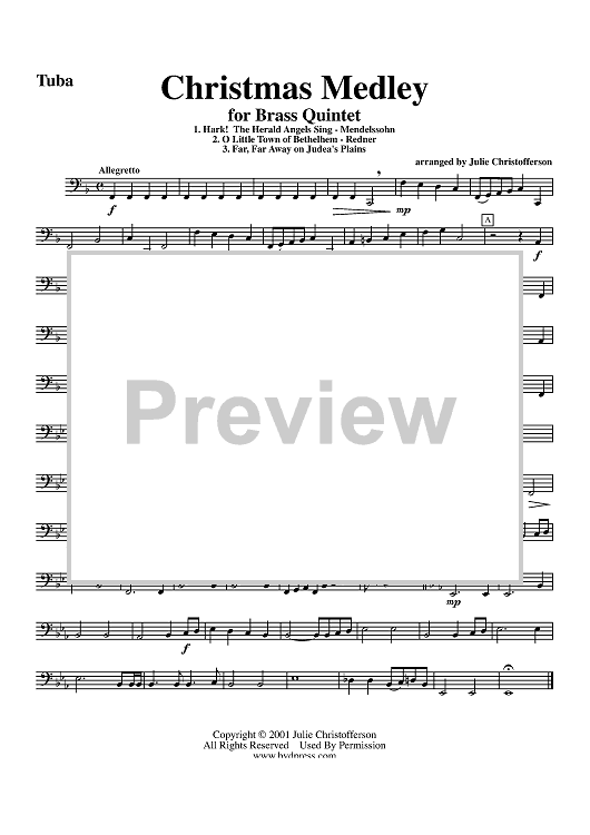 Christmas Medley - Tuba