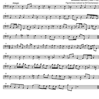 Sonata e minor - Cello