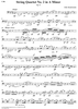 String Quartet No. 2 in A Minor, Op. 13 - Cello