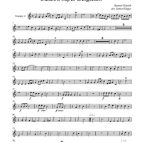 Canzon super Belgicam - Trumpet 2