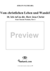 Chorale Preludes, Part II, Vom christlichen Leben und Wandel, 10. Ich ruf zu dir, Herr Jesu Christ