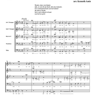 Beltà poi che t'assenti - Score