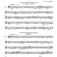 3 Hymns of Thanksgiving - Horn 2