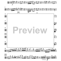 Classic Opera for String Trio - Viola (for Violin 2)