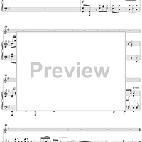 Flute Concerto in G Major - Piano Score