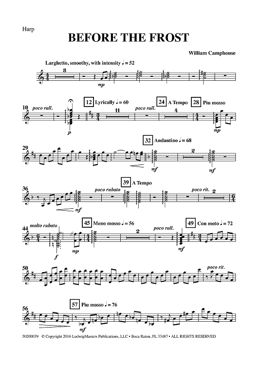 Before the Frost - Harp