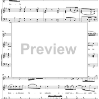 "Erschütt're dich nur nicht, verzagte Seele", Aria, No. 3 from Cantata No. 99: "Was Gott tut, das ist wohlgetan" - Piano Score