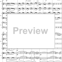 String Octet, Op. 20, Movement 1 - Score