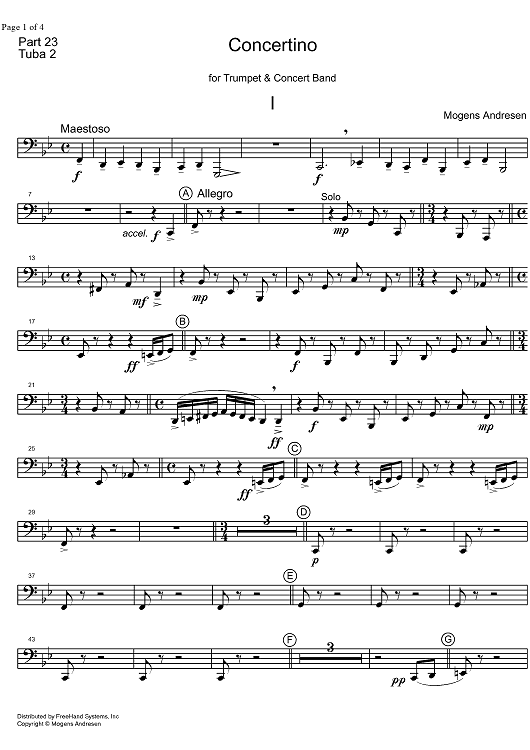 Concertino - Tuba 2