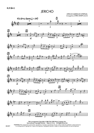 Jericho - Alto Sax 1" Sheet Music for Jazz Ensemble - Sheet Music Now