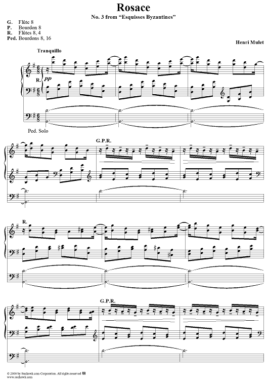 Rosace, No. 3 from "Esquisses Byzantines"