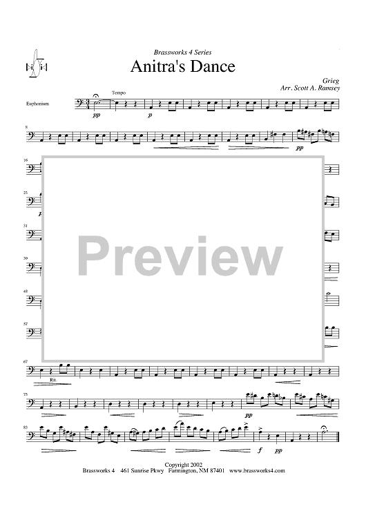 Anitra's Dance - Euphonium