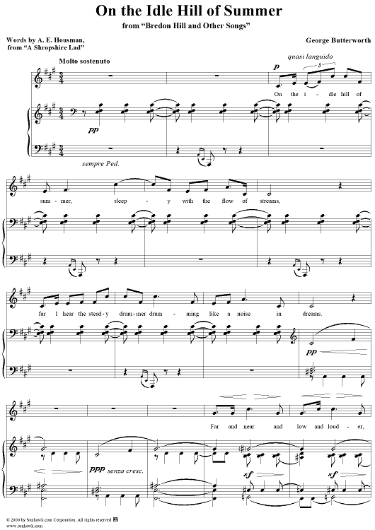 On the Idle Hill of Summer