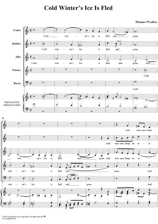 Cold Winter's Ice Is Fled