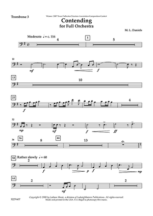 Contending - Trombone 3