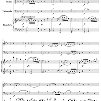Piano Trio in E-flat Major, HobXV/10 - Piano Score