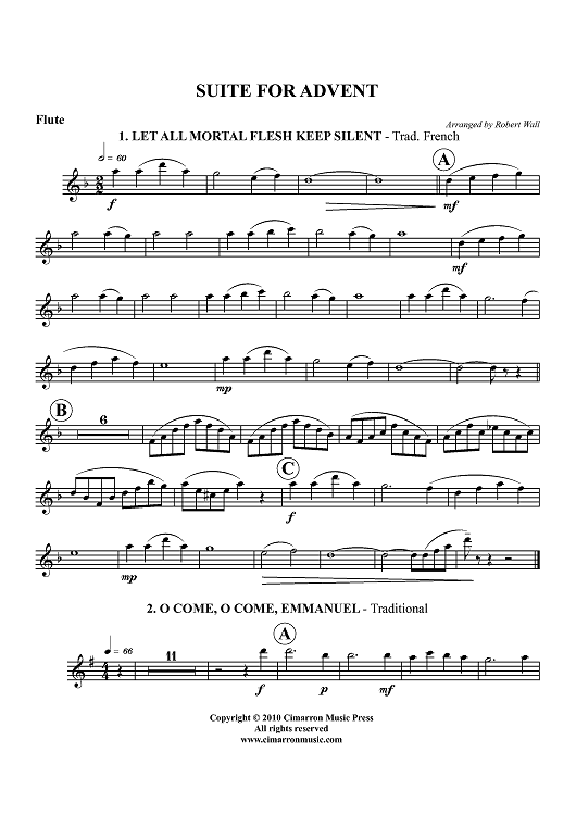 Suite for Advent - Flute