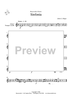 Sinfonia - Trumpet 2 (Choir 1)