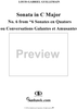 Sonata No. 6 in C Major - Viola da gamba