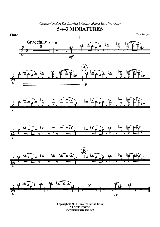 5-4-3 Miniatures - Flute