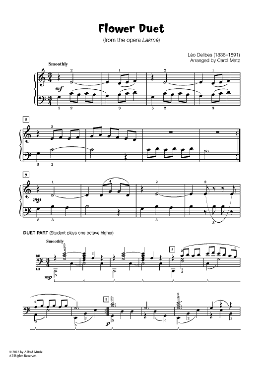 Flower Duet - from the opera Lakmé