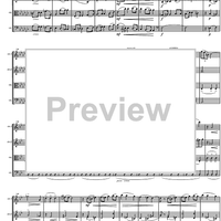 Quartet No. 3 in E-flat minor (es-moll) - Score