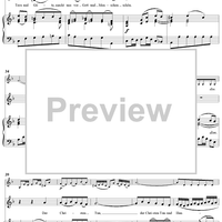 "Ein ungefärbt Gemüte", Aria, No. 1 from Cantata No. 24: "Ein ungefärbt Gemüte" - Piano Score